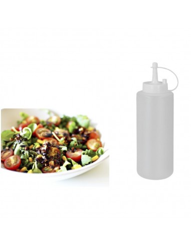 Botellin para salsas de plástico 370 ml