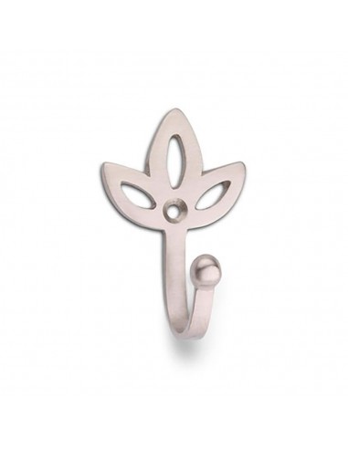 Colgador de laton modelo tulipan niquel satinado (blister)