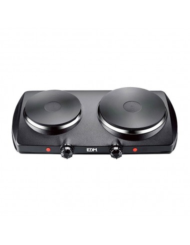 Cocina electrica 2 fuegos ce/a13 1400 w negra