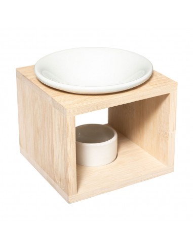 Quemador para cera o aceites esenciales 11.5x11.5x9.5cm Quemador para cera o aceites esenciales 11.5x11.5x9.5cm