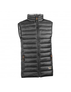 Chaleco acolchado. negro. m