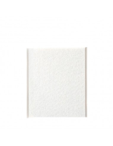 Fieltro adhesivo, placa, sintético, blanco, 100 x 85 mm, blister