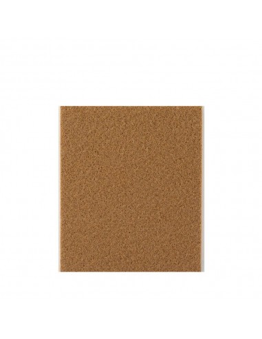 Fieltro adhesivo, placa, sintético, marrón, 100 x 85 mm, blister