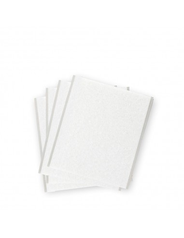 Fieltro adhesivo, placa, sintético, blanco, 100 x 85 mm, 4 uds, blister