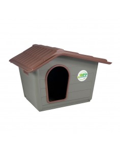 Caseta eco mini 100% material reciclado con doble rejilla de ventilación 60 x 50 x 41 cm