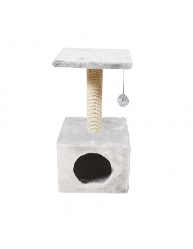 Rascador savanna town gris claro 60 x 30 x 30 cm