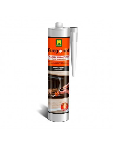 Sellador masilla refractaria negro 300 ml