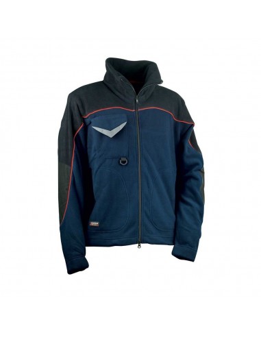 Cazadora forro polar rider azul marino negro talla s