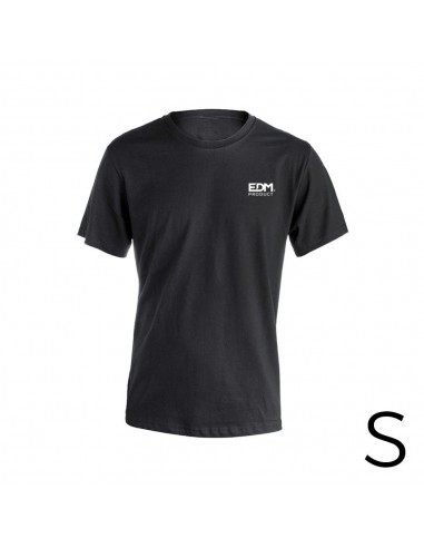 Camiseta negra talla-s manga corta bordado