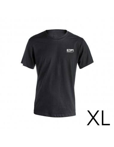 Camiseta negra talla-xl manga corta bordado