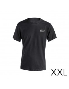 Camiseta negra talla-xxl manga corta bordado