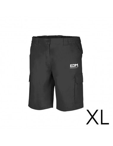 Bermuda negra talla-xl serigrafiada
