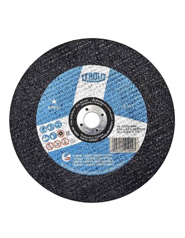 Disco corte acero inox 41c ø230 x 2,0 x 22,23 mm a30q-bfb