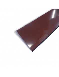 Burlete b. puerta flexible marron 1m