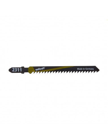 Hojas de sierra de calar para madera dura vástago en t hcs, pack 2 uds
