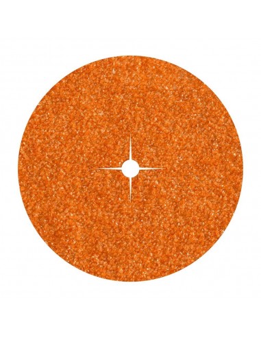 Discos de papel abrasivo de corindón ø125 mm, grano 80, 10 uds
