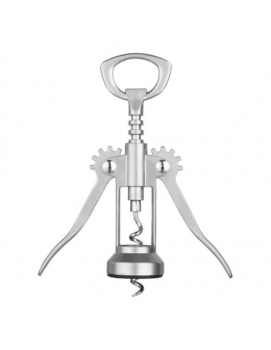 Sacacorchos deluxe acero inoxidable modelo charles de gaules 15 cm