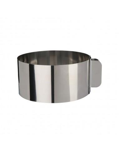 Molde para emplatar inoxidable extensible ø16 - 30 cm