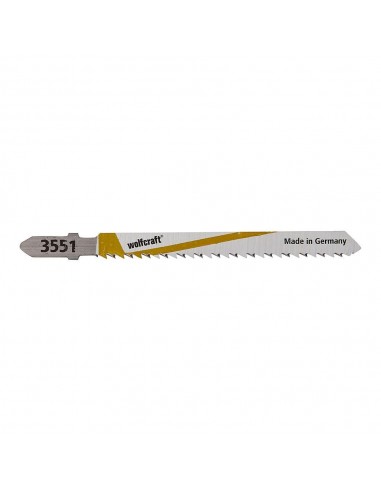 Hojas de sierra de calar vástago en t hcs 075 mm pos.dientes opuesto, pack 2 uds
