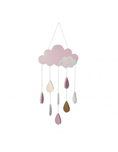 Movil infantil modelo nube color rosa