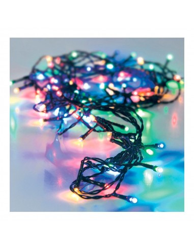 Guirnalda multifunción, uso exterior, multicolor, 80 leds, 9 m