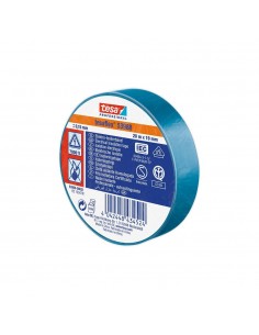 Cinta aislante homologada azul 19 mm x 20 m