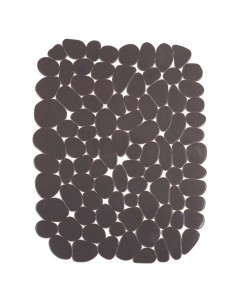 Esterilla silicona para fregadero color gris 26 x 30,5 cm