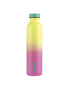 Botella isotérmica de acero inoxidable 304 edición sunset amarilla 591 ml