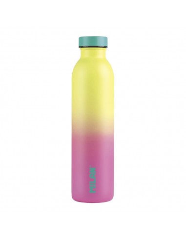 Botella isotérmica de acero inoxidable 304 edición sunset amarilla 591 ml