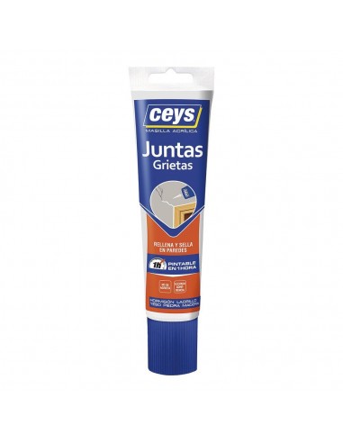 Masilla acrílica para juntas grietas interior blanco tubo 125 ml
