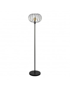 Lámpara de pie (salon) vintage e27 60 w color negro ø35 x 150 cm