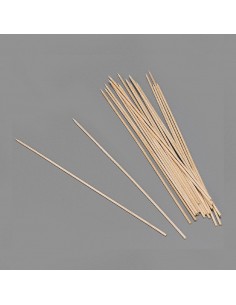 Pinchos de madera higiénicos 2 x 250 mm, blister 100 uds