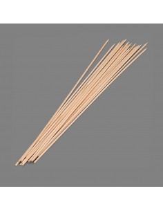 Pinchos de madera higiénicos 2 x 300 mm, blister 100 uds