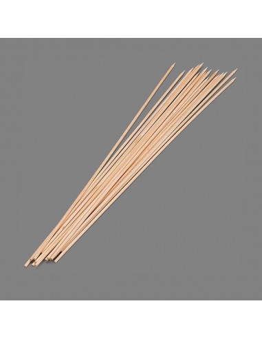Pinchos de madera higiénicos 2 x 300 mm, blister 100 uds