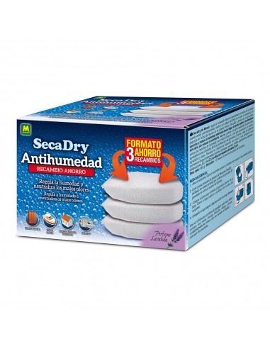 Pack recambio secadry antihumedad 3 unid. 231484 masso