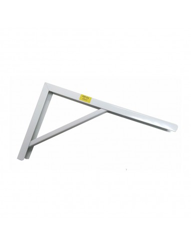 Escuadra de acero robusto blanco 20 x 30 cm