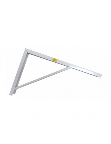 Escuadra de acero robusto blanco 30 x 50 cm