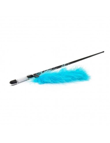 Juguete para gatos vara con pluma de colores colores surtidos 48 cm