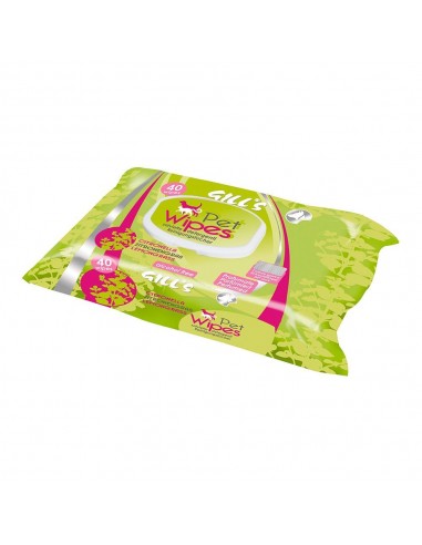 Toallitas húmedas mascotas xl 30 x 20 cm, 40 uds, aroma citronela