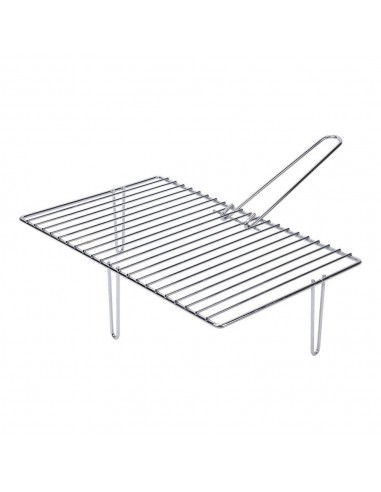 Parrilla con 3 patas para chimeneas 46,6 x 28 cm