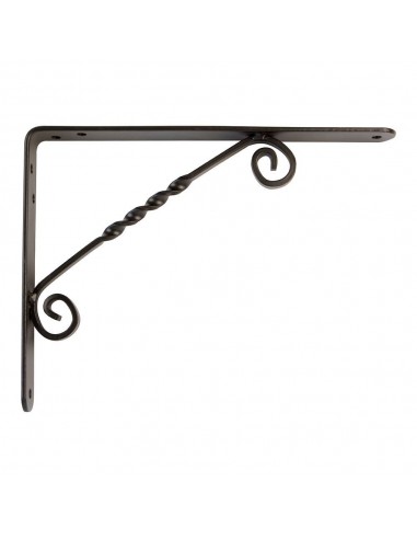 Escuadra de acero negro (s) 8839 25 x 20 cm