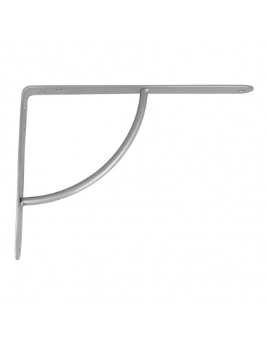 Escuadra de acero gris metal (s) 8849 15 x 12,5 cm