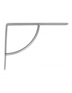 Escuadra de acero gris metal (s) 8850 20 x 15 cm