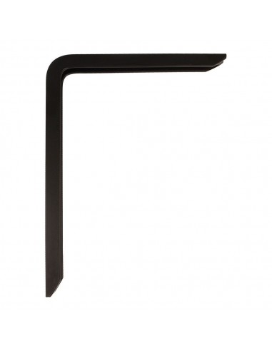 Escuadra de aluminio negro (d) 21110 4plus 25 x 15 cm