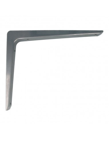Ángulo, modelo 4, de aluminio con acabado gris metal, 150 x 100 mm