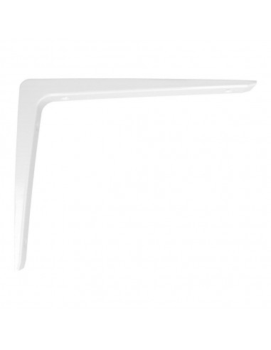 Ángulo, modelo 4, de aluminio con acabado blanco, 300 x 200 mm