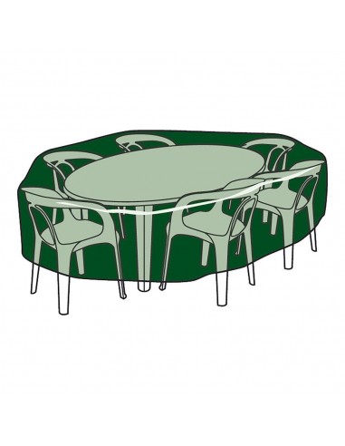 Funda de protección, cubre mesa y sillas, ø205 x 90 cm, 240 g/m²