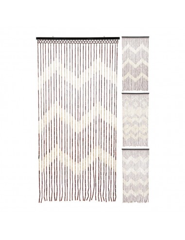 Cortina para puerta de bambú, modelo variados, 90 x 180 cm