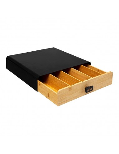 Caja de almacenamiento de todo tipo de cápsulas colección 'noir kitchen'