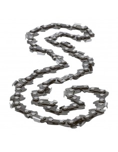 Cadena de motosierra cromada contragolpe para espada 35 cm del modelo cs1835-qs, 52 eslabones, 3/8 pulg, espesor 0,5 pulg /  ...